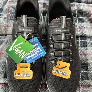 Skechers Men's Black Slip-Ins Shoes